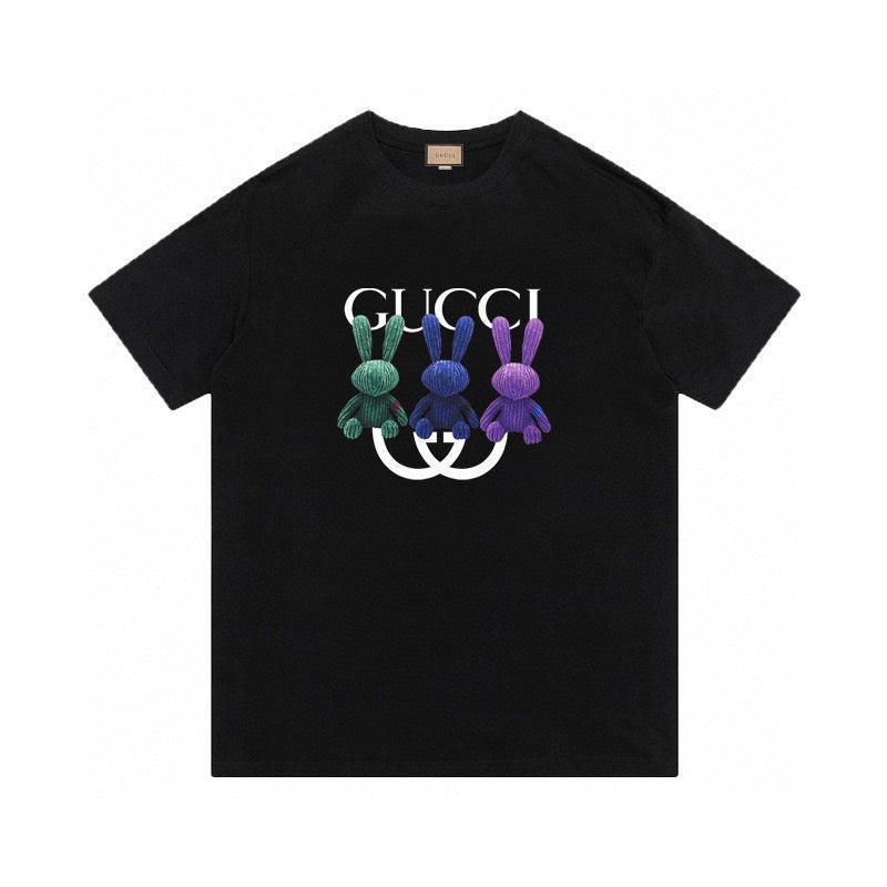 Gucci T-Shirt Without Collar - Black Cotton Crew Neck | Luxury Essential