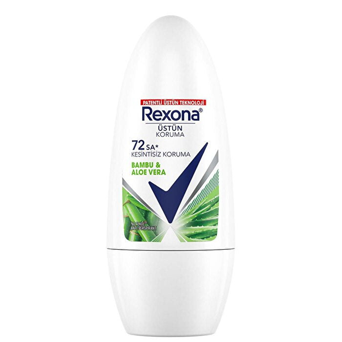 Rexona Bamboo &amp; Aloe Vera Roll On Deodorant 50ml - 72 Hour Protection | Women&