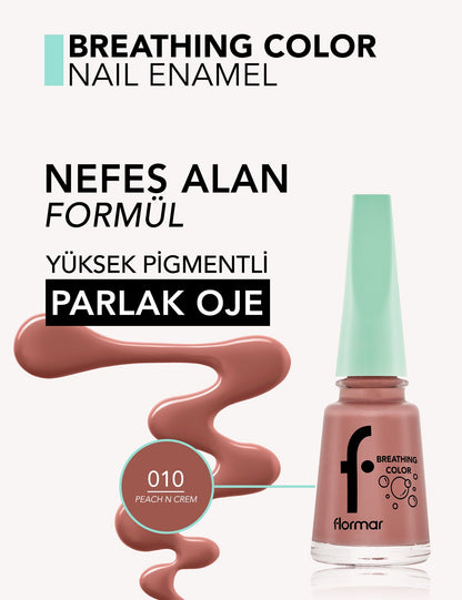 Flormar Breathing Color High-Pigment Breathable Nail Polish
