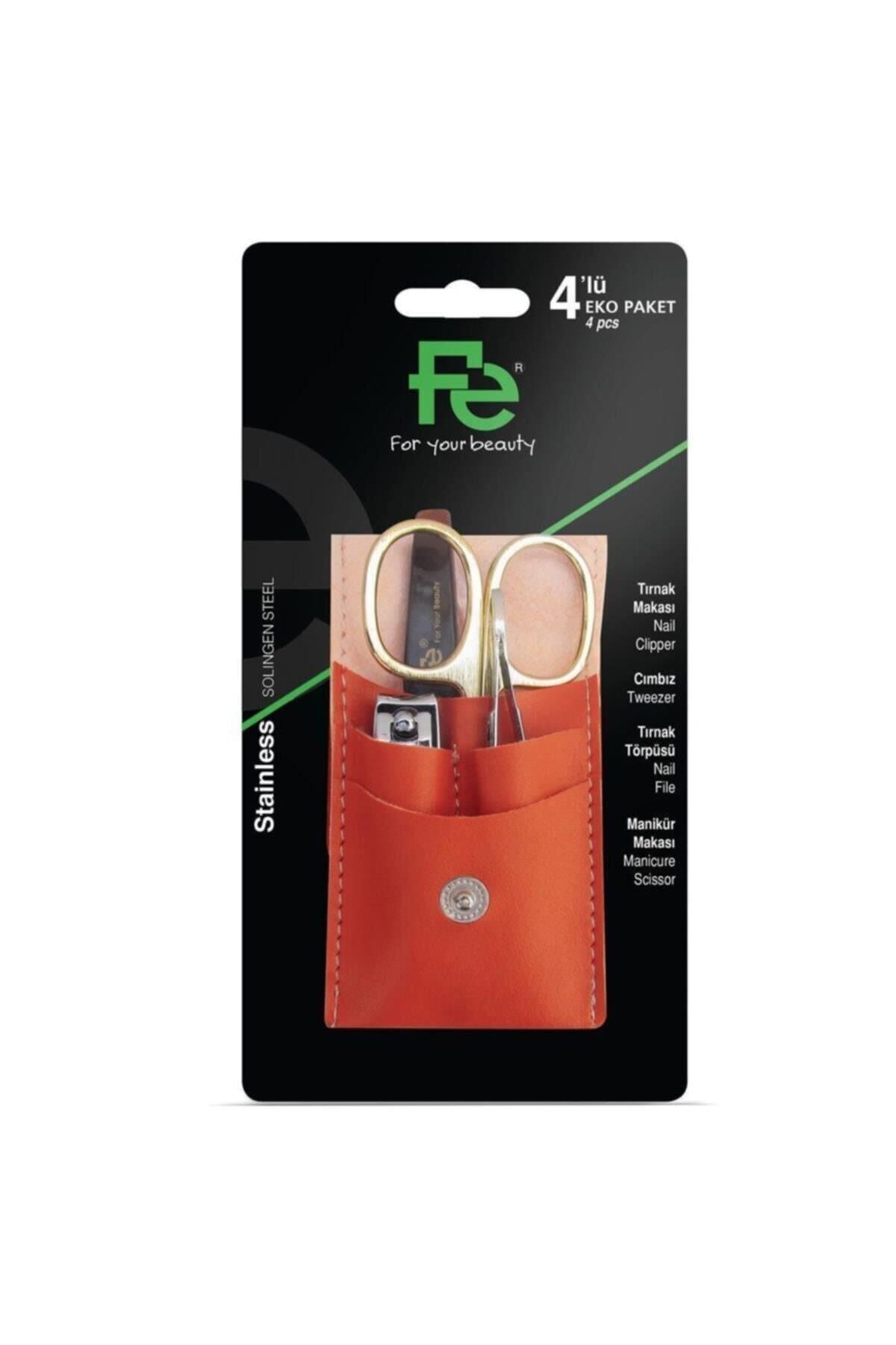 Fe 4-Piece Manicure Set Essential Grooming Tools