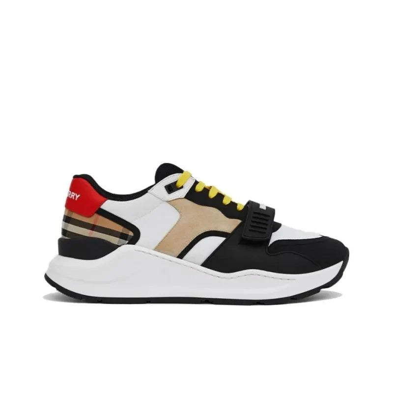 Burberry Panelled Low Top Sneakers