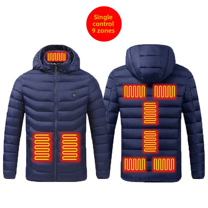 winter intelligent electric heating clothing heating jacket