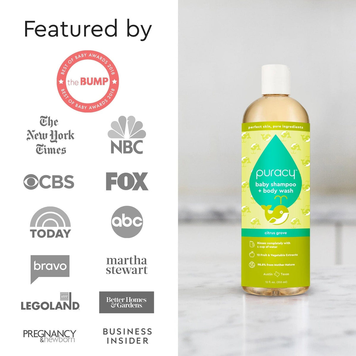 Baby Shampoo &amp; Body Wash (Tear-Free)