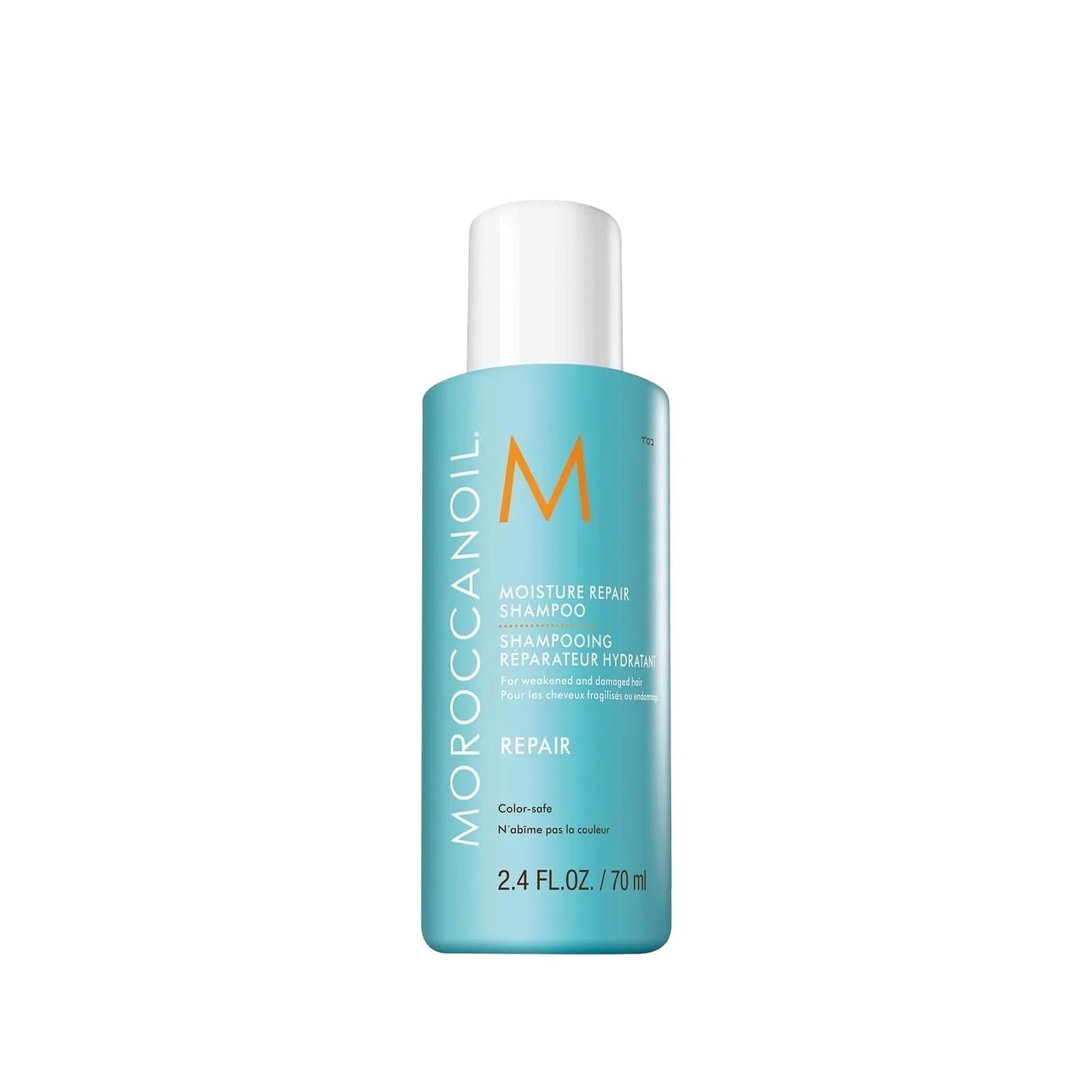 Moroccanoil Moisture Repair Shampoo - 70ml Hydrating &amp; Repairing Formula for Dry Damaged Hair
