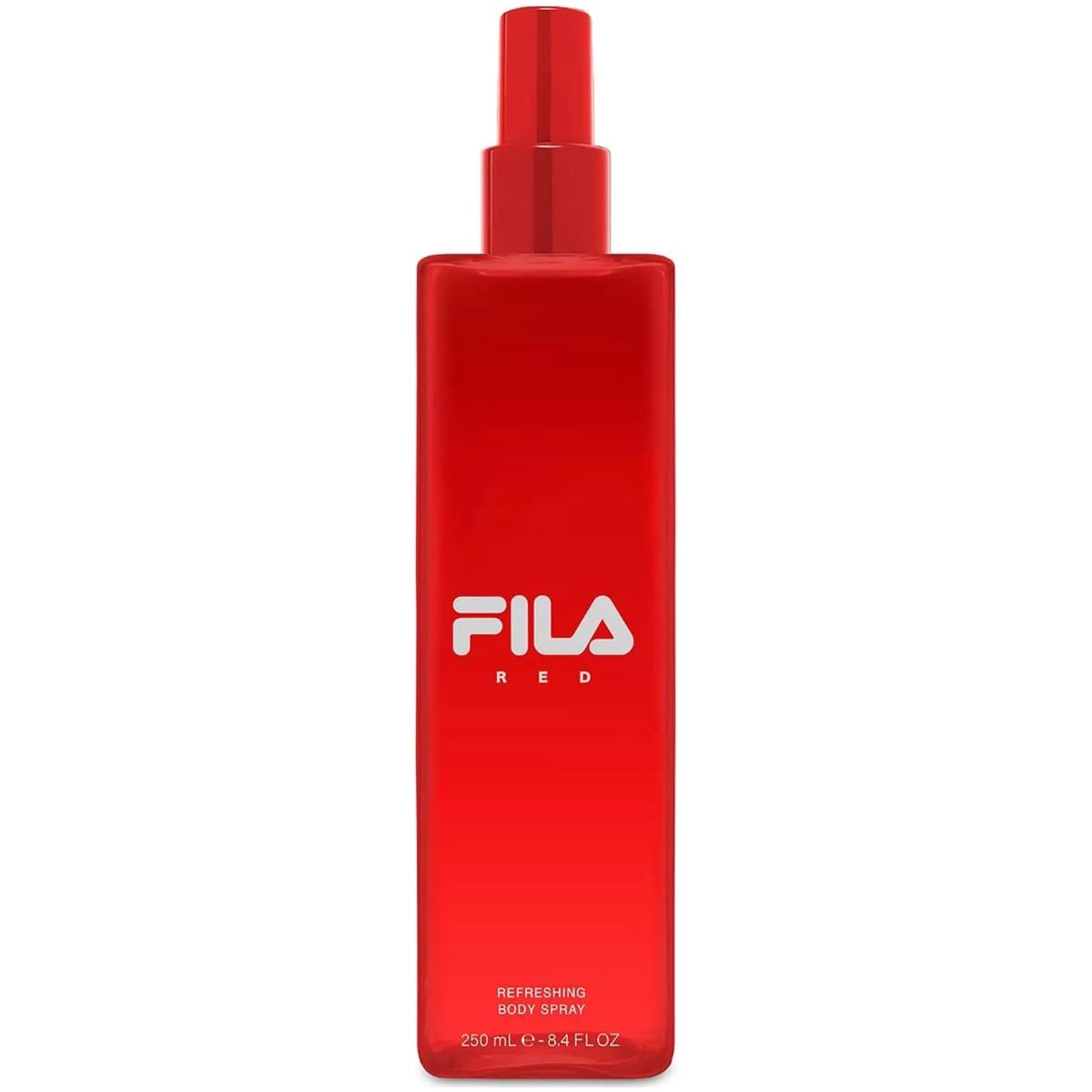 Fila Red by Fila body spray for men 8.4 oz New
