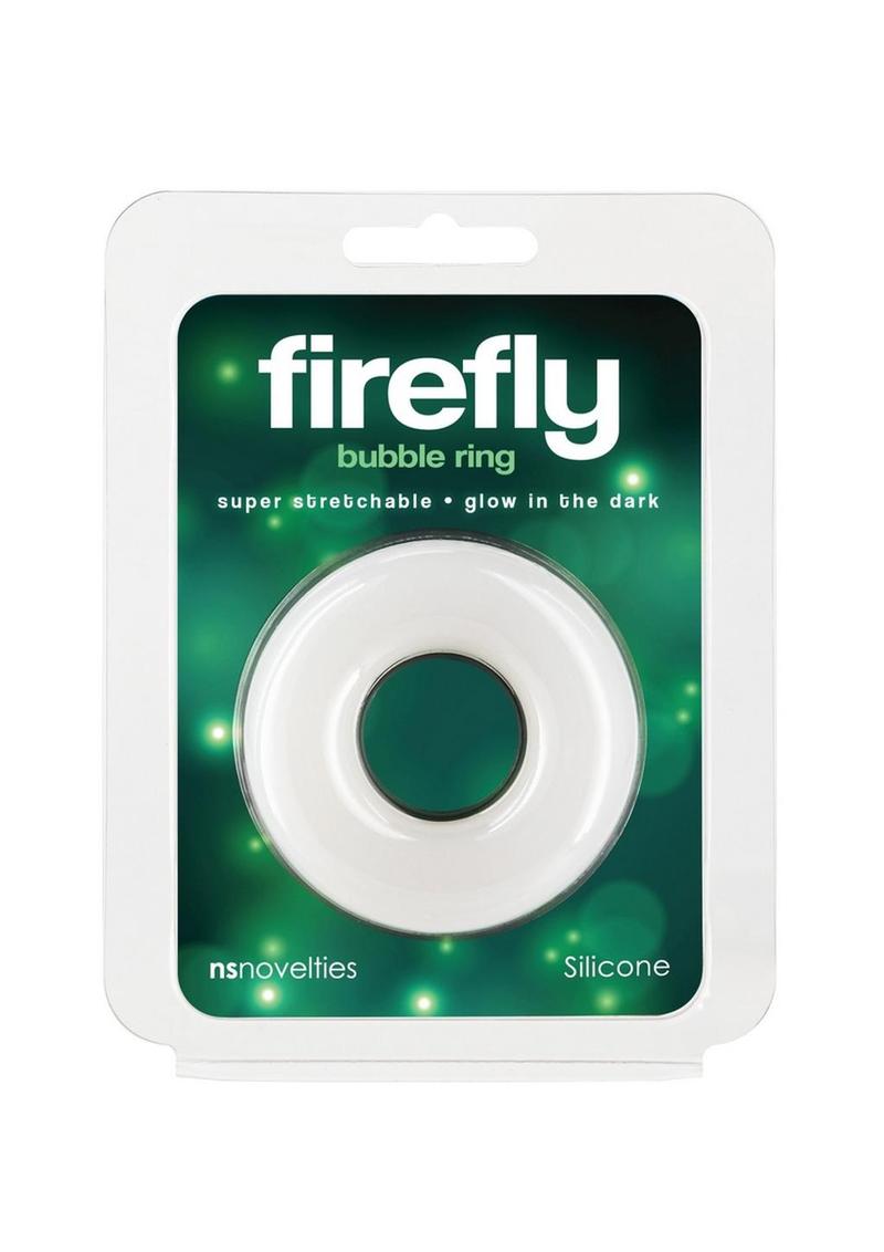 Firefly Glow in the Dark Bubble Single Super Stretchable Silicone Cock Ring