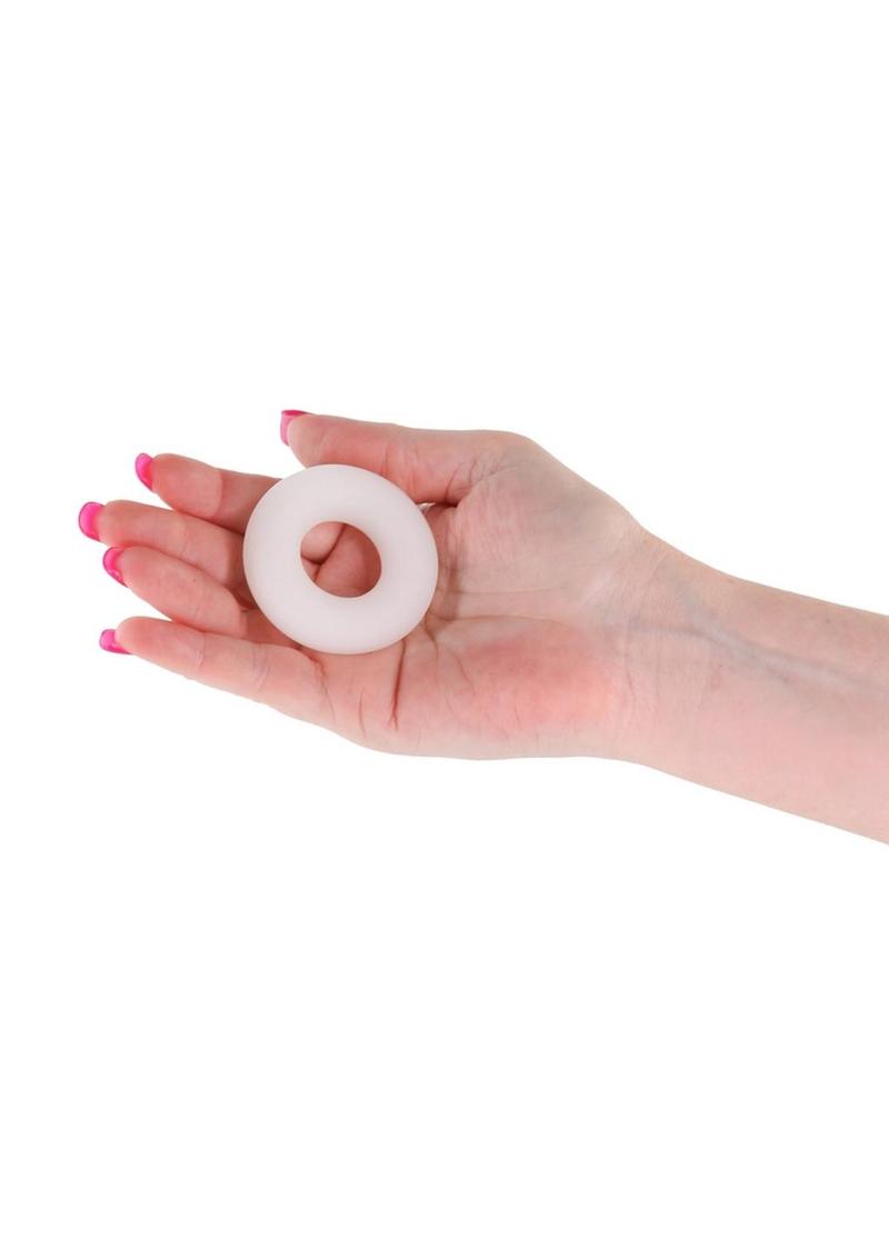 Firefly Glow in the Dark Bubble Single Super Stretchable Silicone Cock Ring