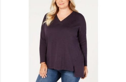 Style &amp; Co Plus Size High-low Over-sized Tunic Sweater