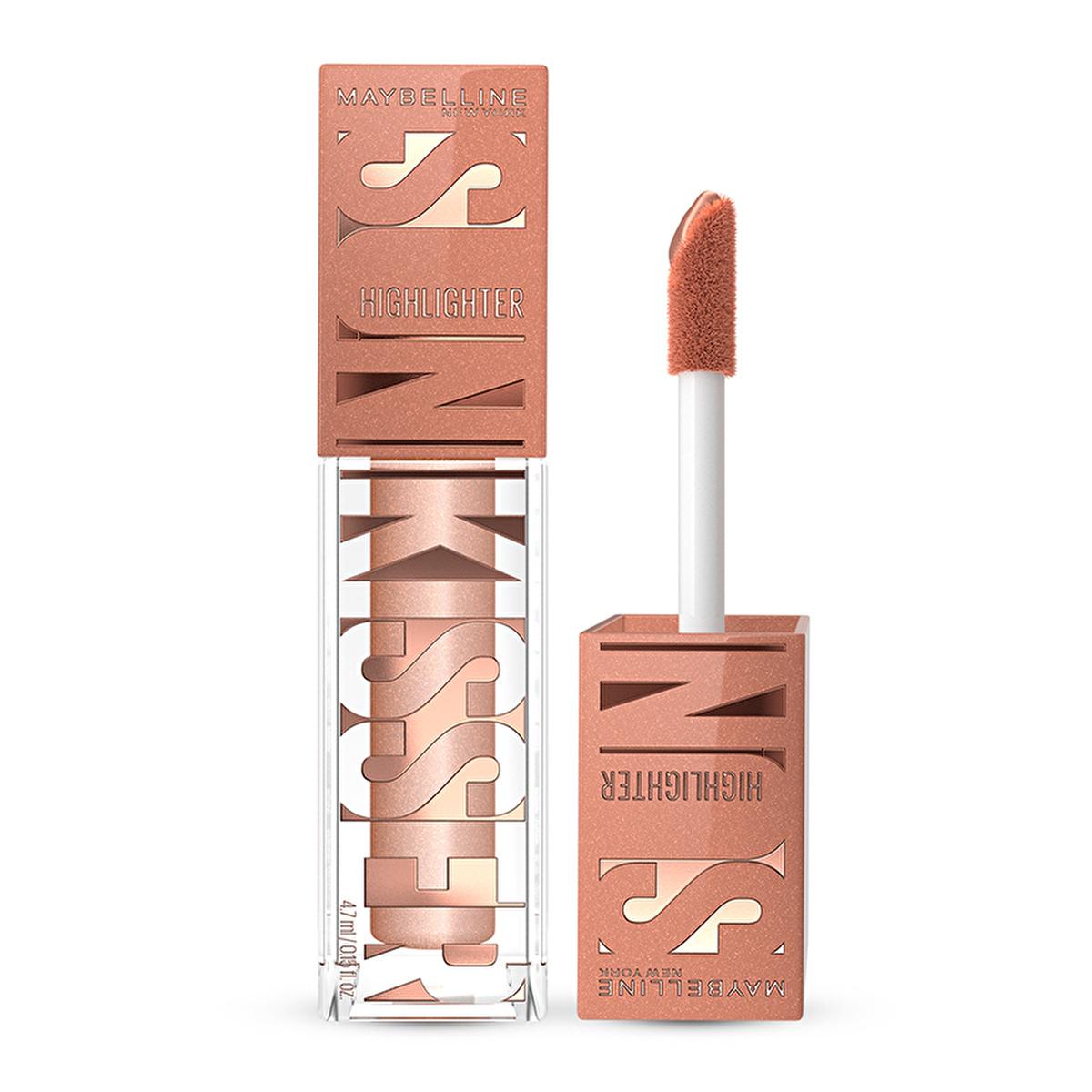 Maybelline Sunkisser: Liquid Shimmer Highlighter for Glowing Skin | Buildable, Natural Glow, Easy Application