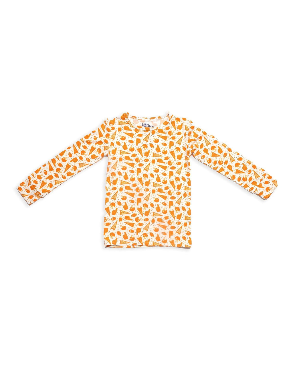 Orange Football Bamboo Pajamas