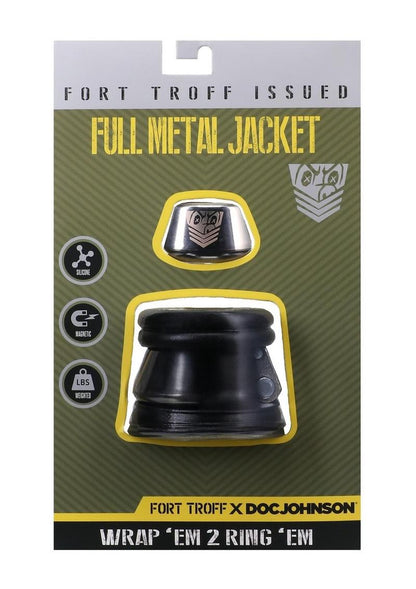 Fort Troff Full Metal Jacket Weighted Silicone Cock Ring Set