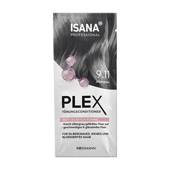 Isana Professional Plex Silver Hair Care Cream - Maintains Vibrant Color, Prevents Yellowing - Vegan &amp; Microplastic-Free