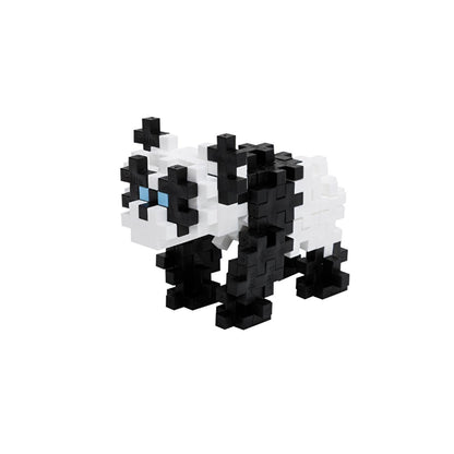 Plus Plus Panda 100 Piece Construction Toy Set in Reusable Tube - Danish Made for Creative Play