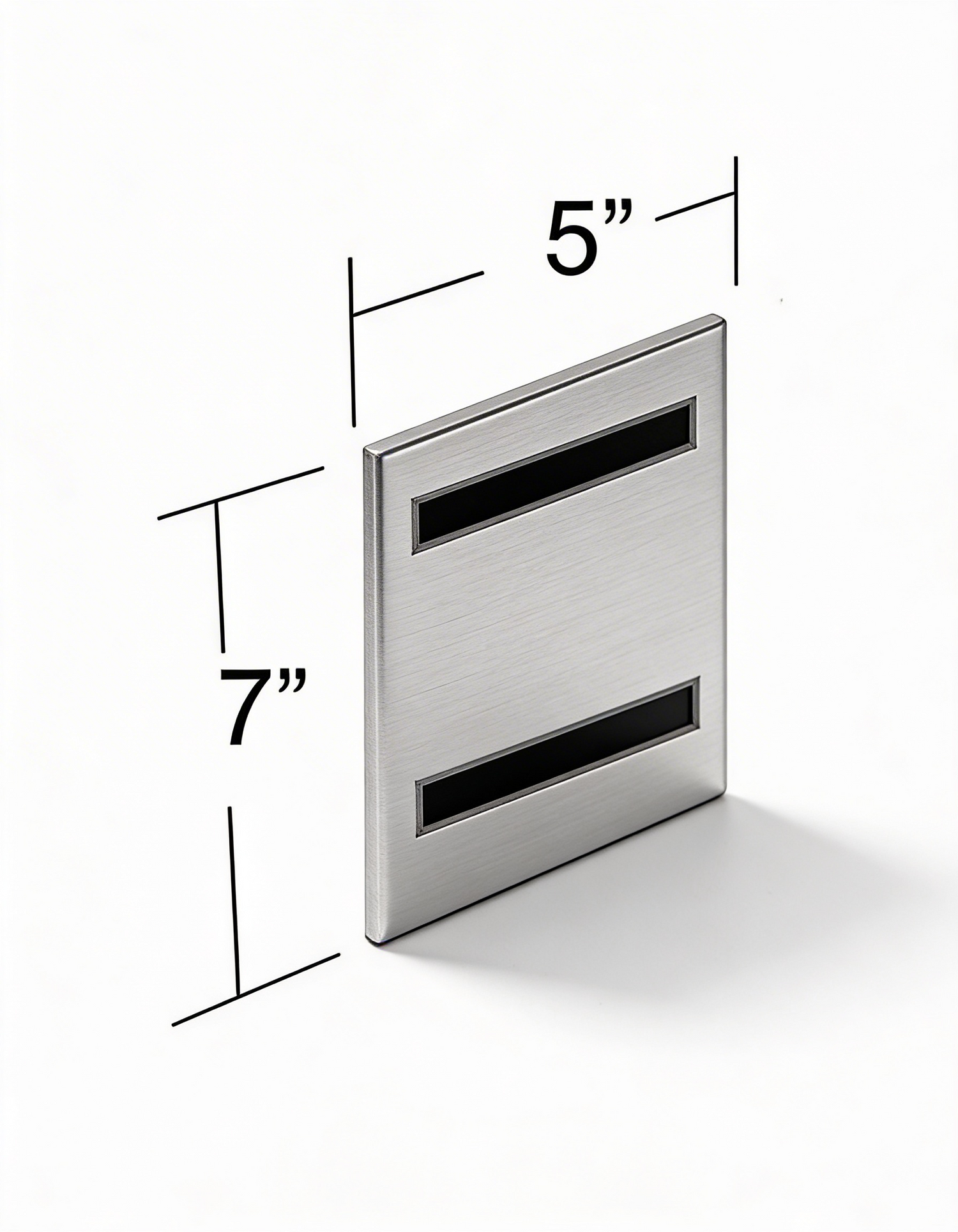 10 - Frames Azar Displays 129927 5 x 7 Vertical U-Frame with Magnetic Strips