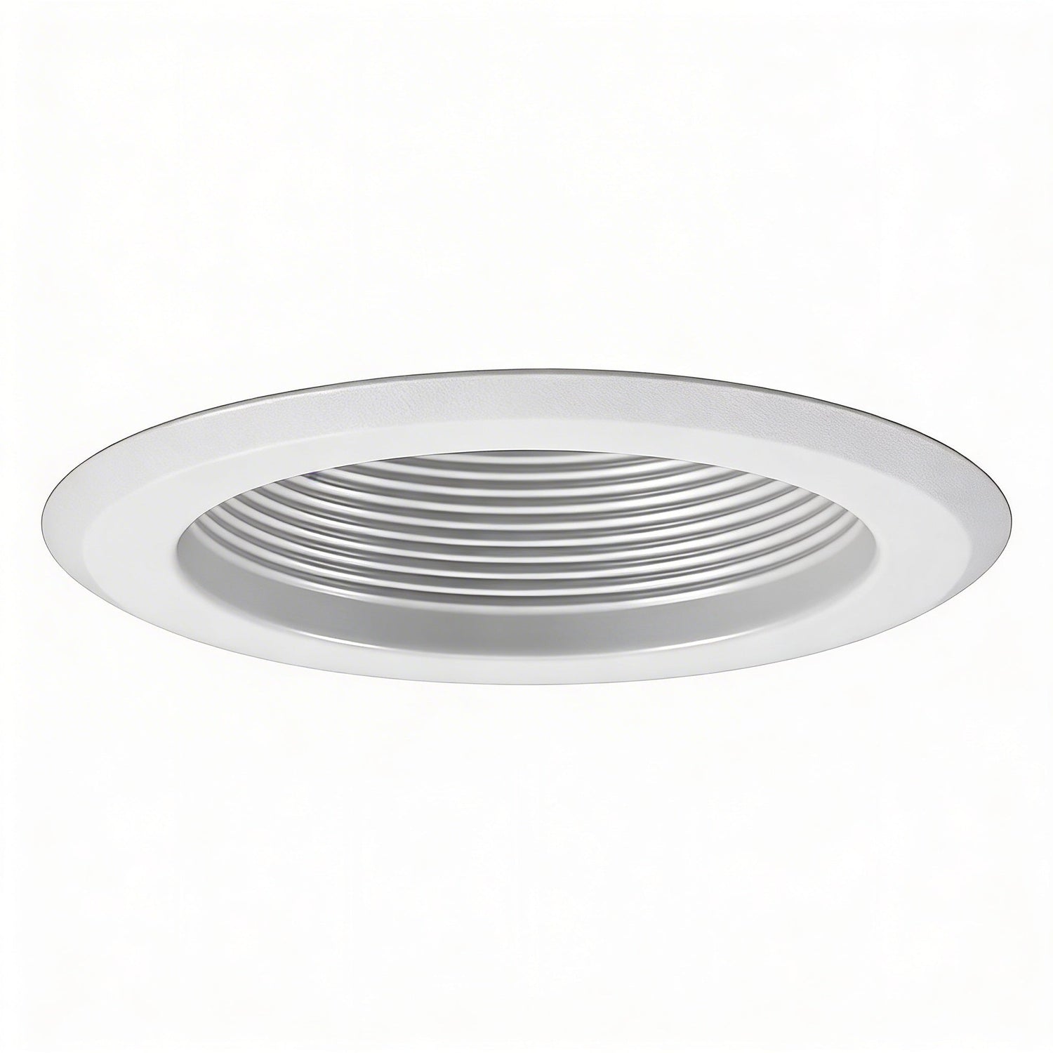 Progress Lighting 5 inch Recessed Step Baffle Trim for P851-ICAT, White Finish