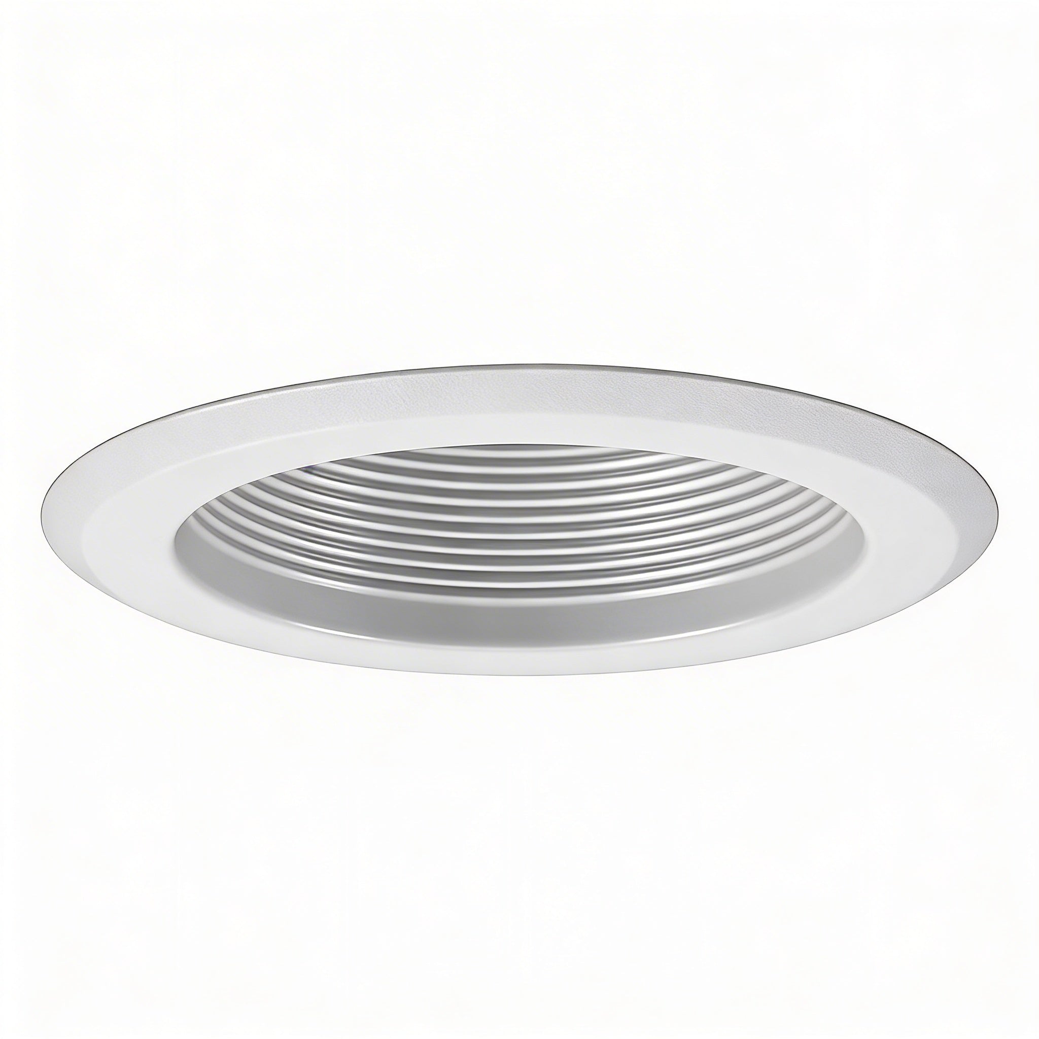 Progress Lighting 5 inch Recessed Step Baffle Trim for P851-ICAT, White Finish