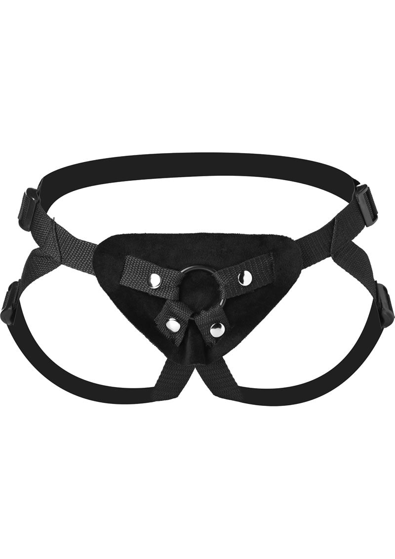 Frisky Adjustable Strap-On Harness with 3 O-Rings for Variable Dildos