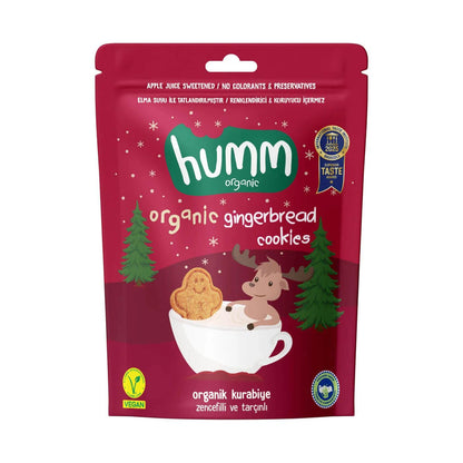 Humm Organik Ginger &amp; Cinnamon Organic Vegan Cookies 55g