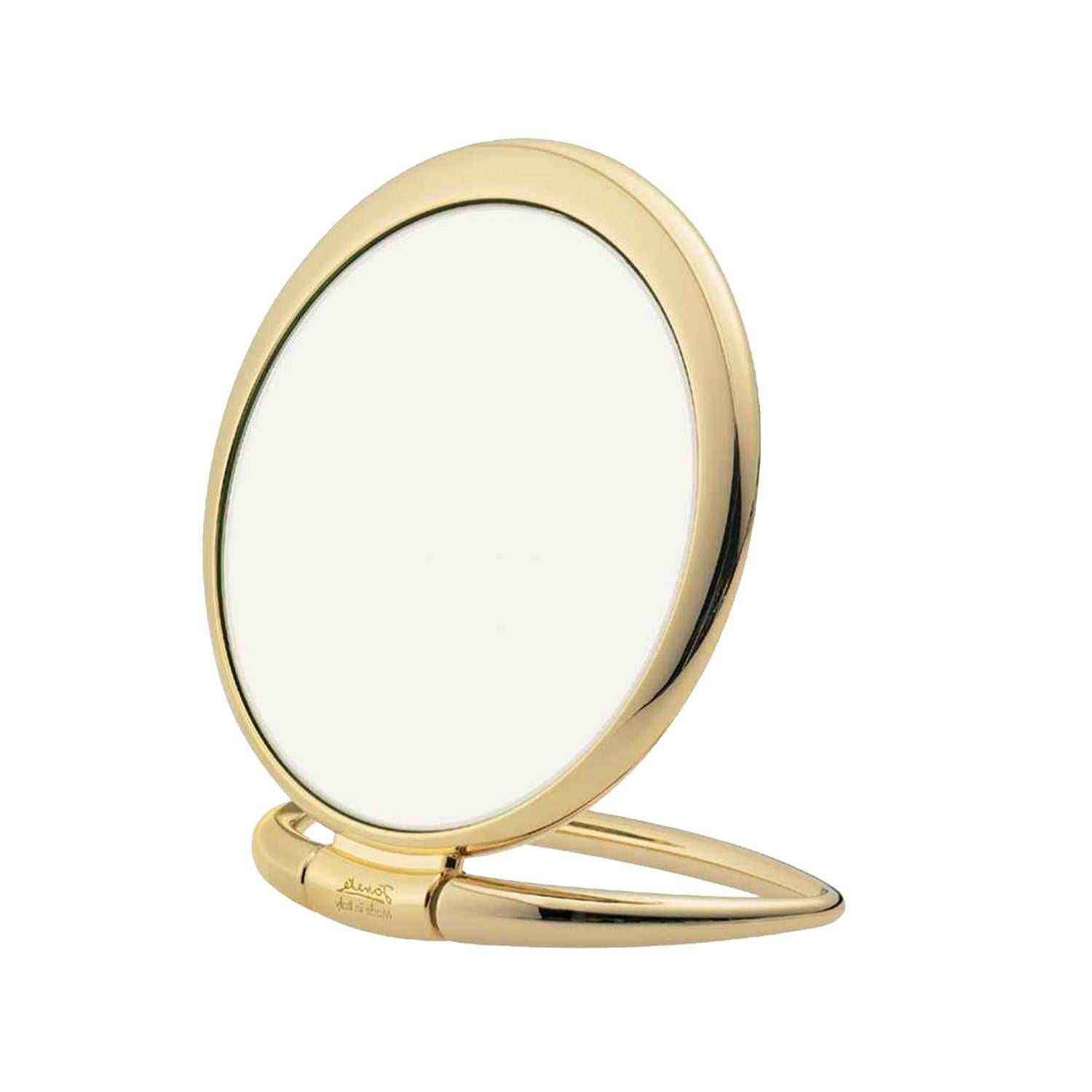 Janeke Gold Desktop Round Makeup Mirror 130mm