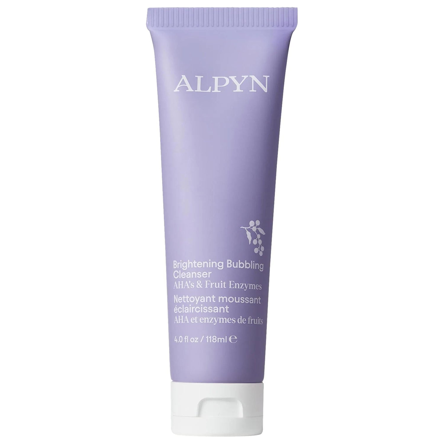 Brightening Bubbling Cleanser: AHA Gentle Exfoliating Face Wash for Radiant Skin | Vegan &amp; Cruelty-Free