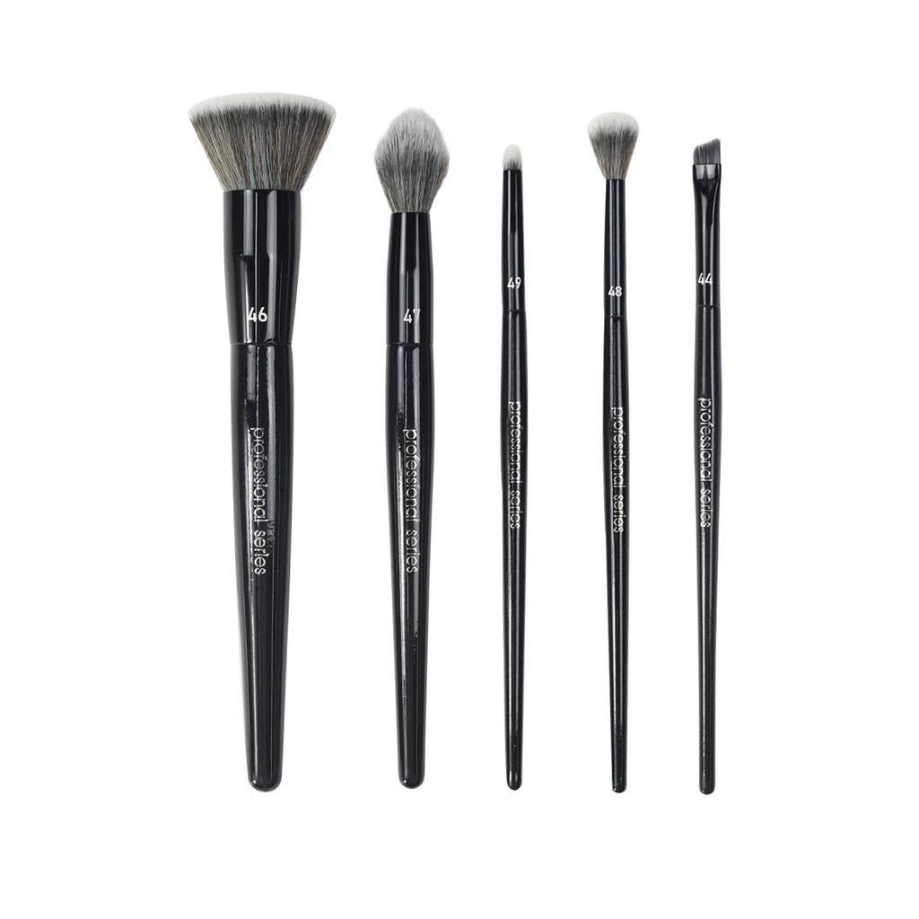 Elly Daily Makeup Brush Set with 5 Essential Brushes