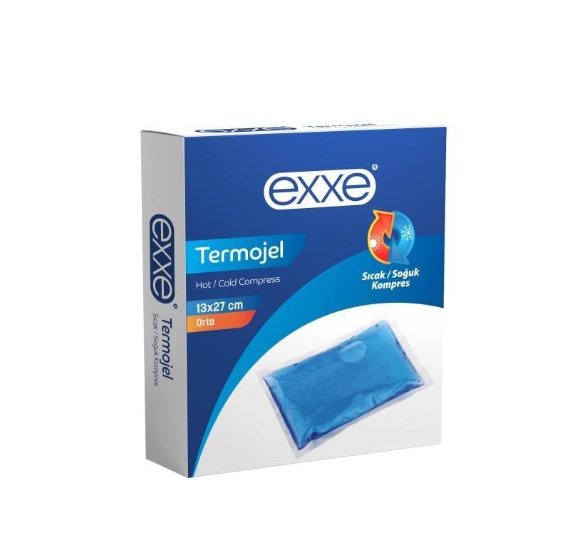 Exxe Hot Cold Gel Compress with Sleeve - Reusable Gel Pack for Pain Relief &amp; Injury Recovery