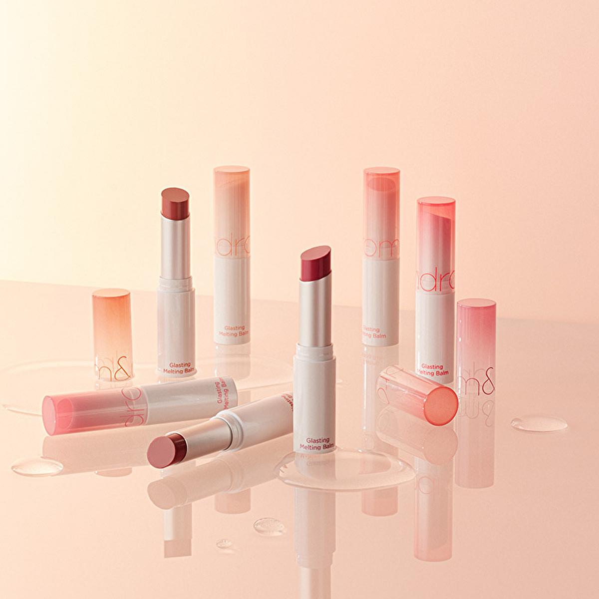 rom&amp;nd - Glasting Melting Balm Colored Lip Balm for Hydrated, Tinted Lips - Vegan, Non-Greasy, Plant-Based Moisturizer