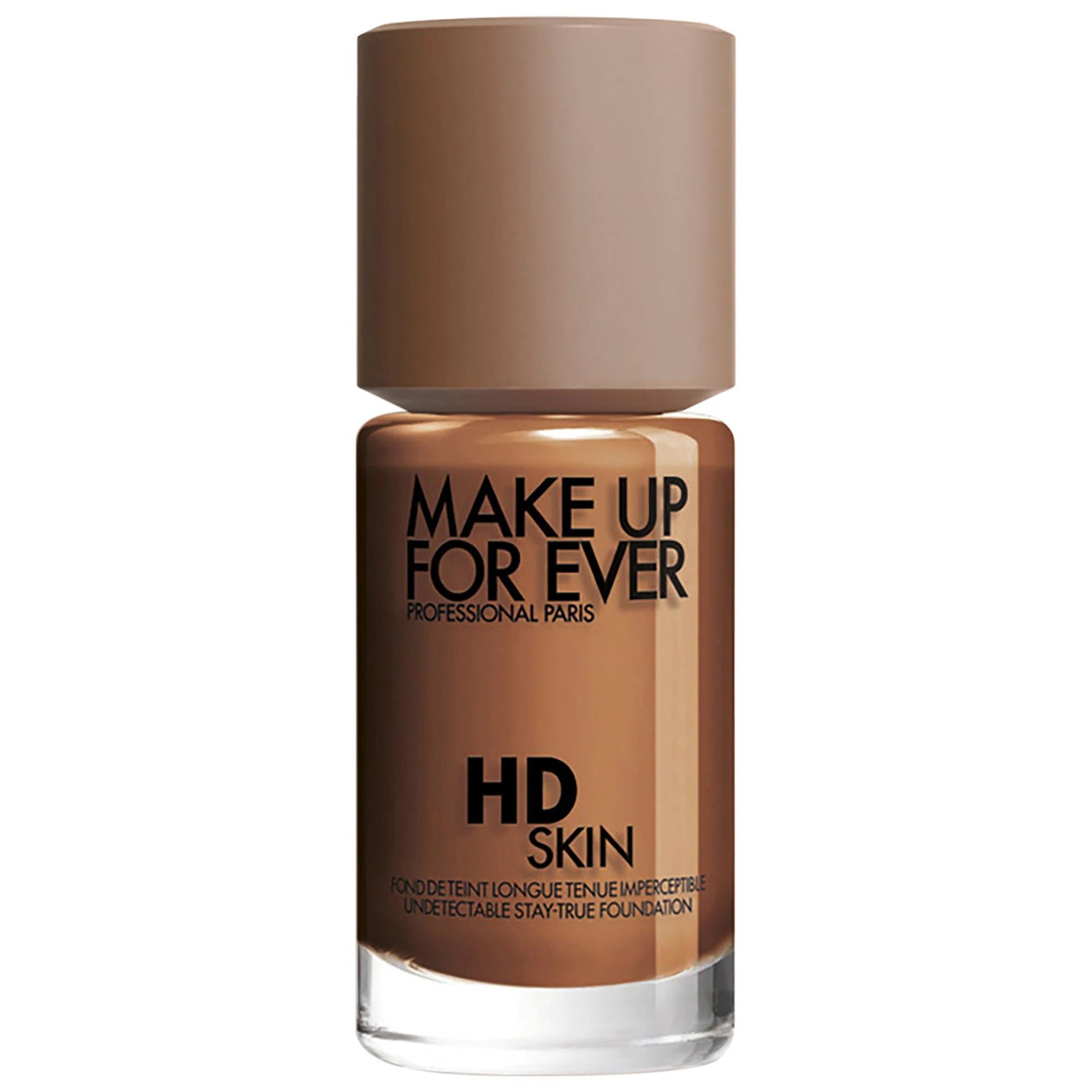 Make Up For Ever HD Skin: Waterproof Natural Matte Foundation | 24H Long Lasting, Medium Coverage, Non-Comedogenic &amp; Recyclable