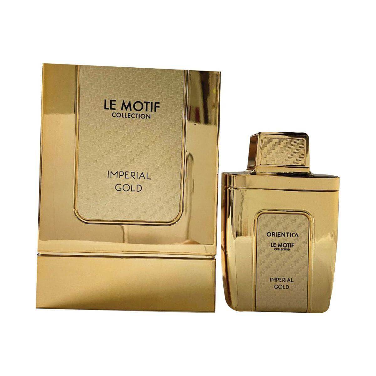 Le Motif Imperial Gold by Orientica for Unisex EDP 2.8 oz