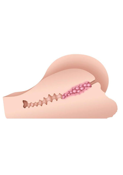 Gender X A Handful Body-Safe TPE Stroker with Ring for Sensation