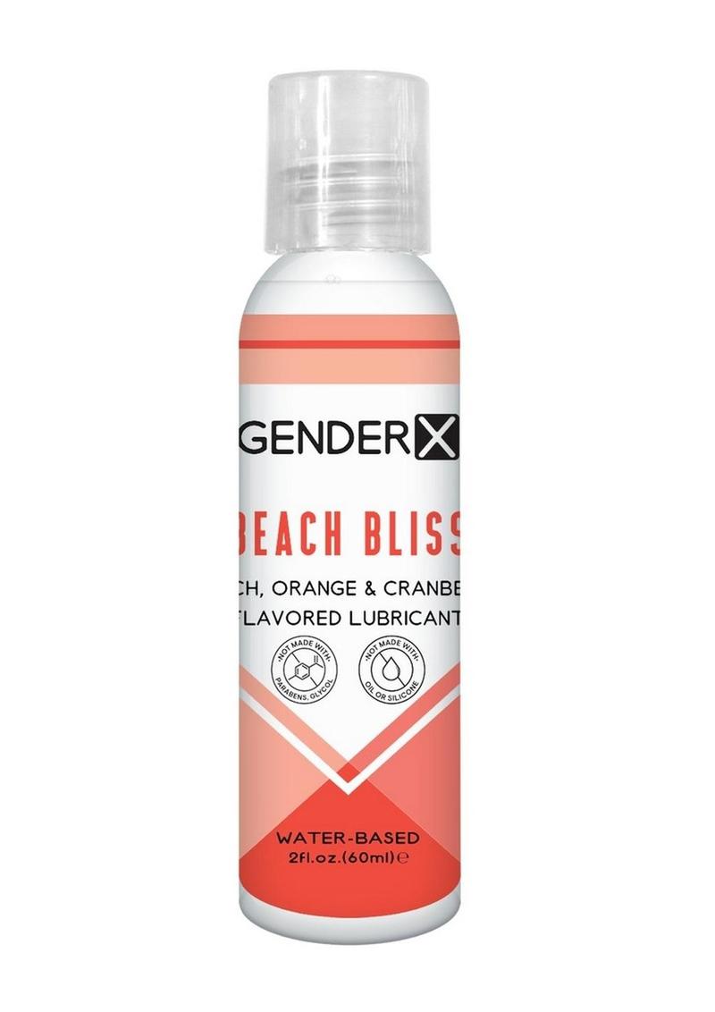GenderX Beach Bliss Peach Orange And Cranberry Flavored Lubricant
