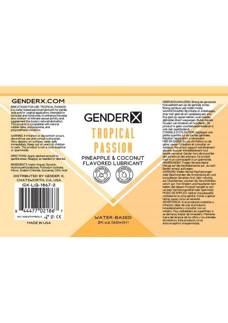 GenderX Tropical Passion Lubricant