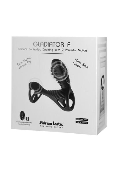 Gladiator F Rechargeable Silicone Cock Ring For Couples