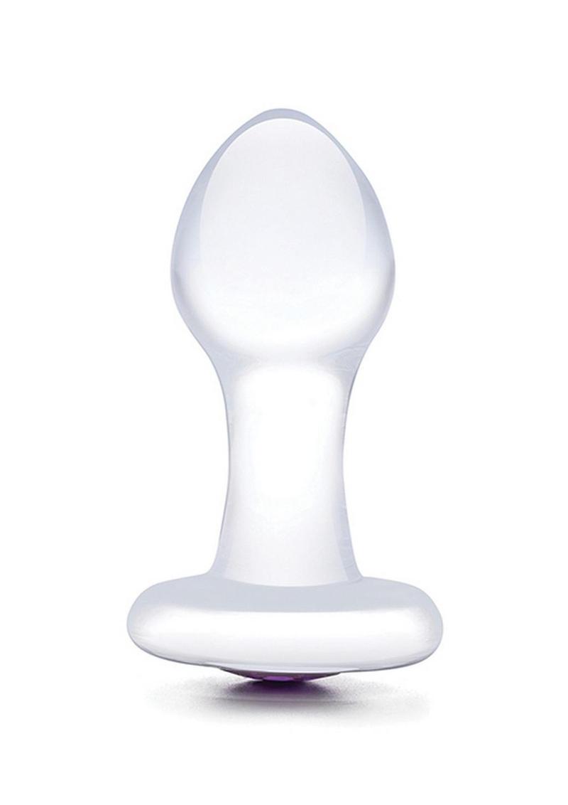 Gläs 3.5 Inch Bling Bling Hand Blown Glass Butt Plug