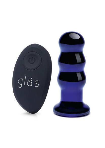 Gläs 3.5 Inch Rechargeable Remote Beaded Butt Plug