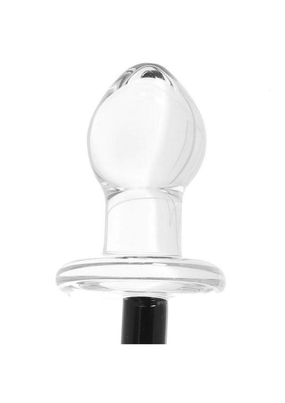 Gläs 3 Inch Horse Tail Hand Blown Glass Butt Plug