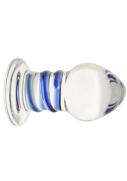 Glas 2 Piece Double Penetration Glass Dildo And Butt Plug