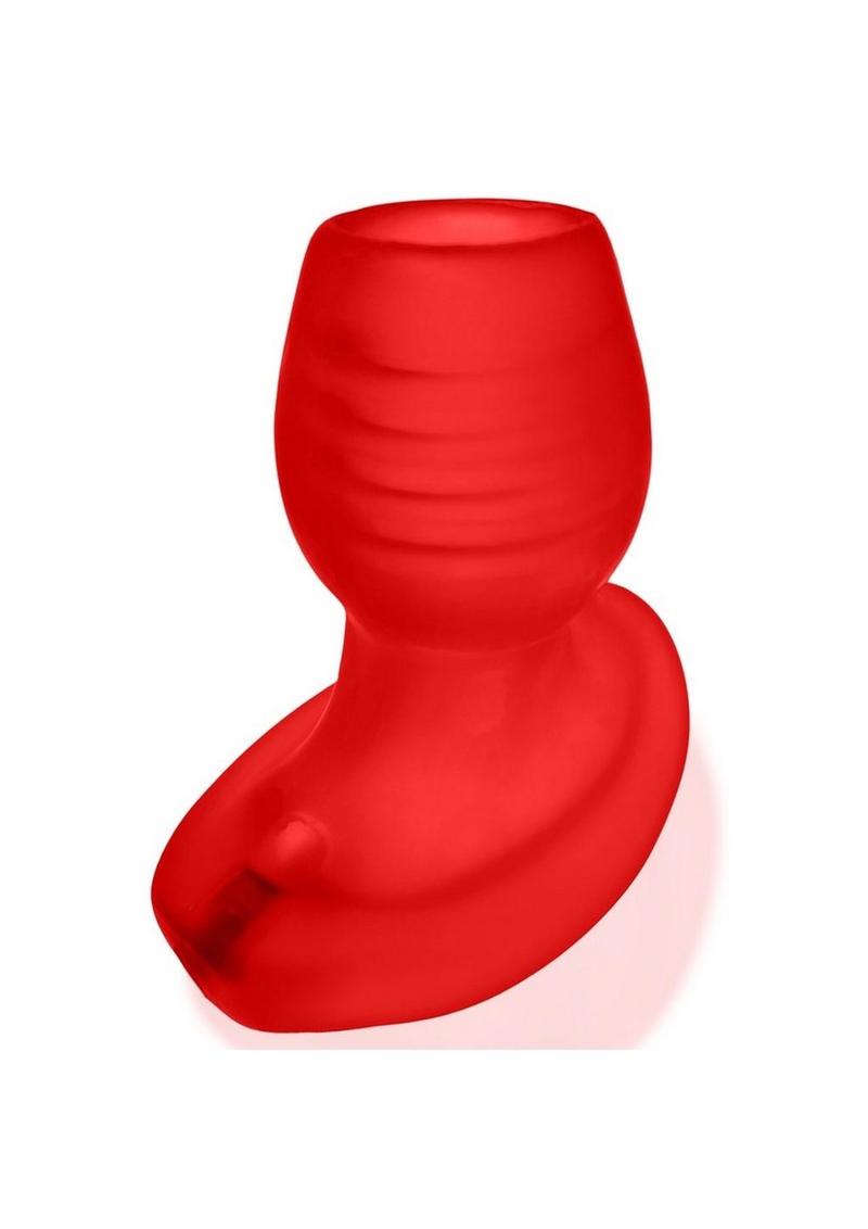 Glowhole 2 Hollow Buttplug with Led Insert Red Morph