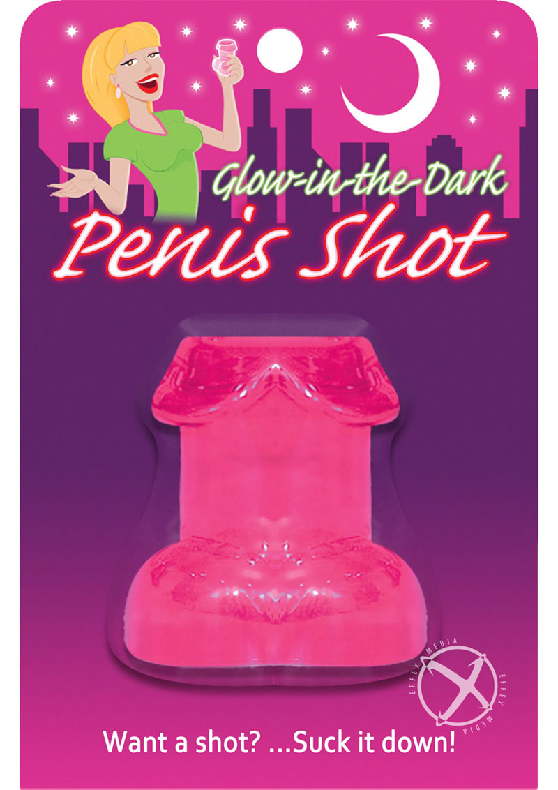 Glow-in-the-Dark Penis Shot Fun Party Accessory