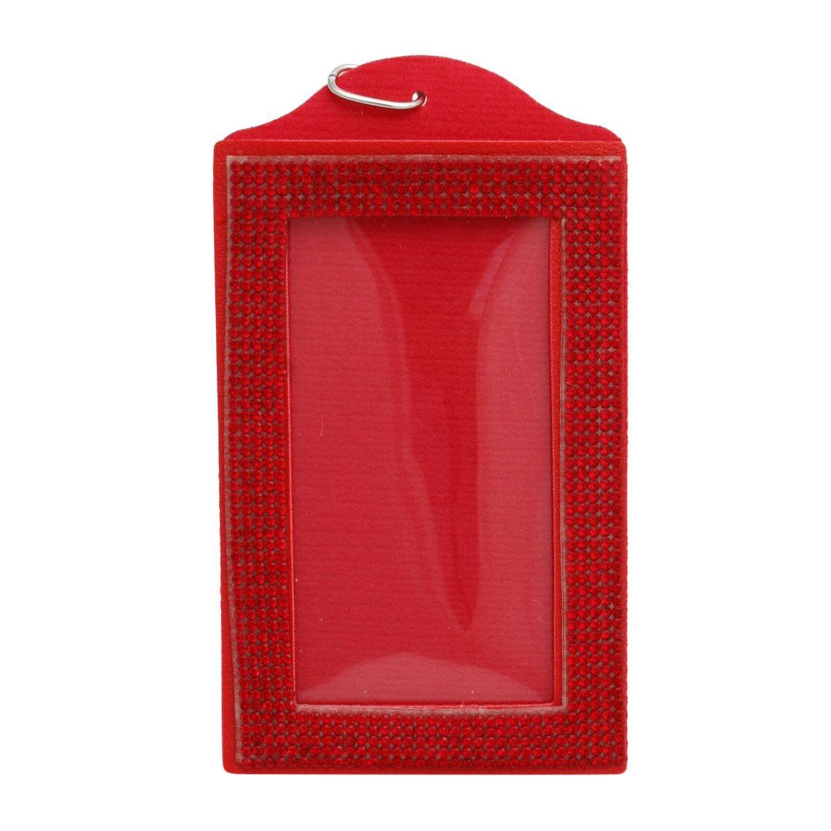 DST Red Sparkle Sorority Pride ID Badge Holder