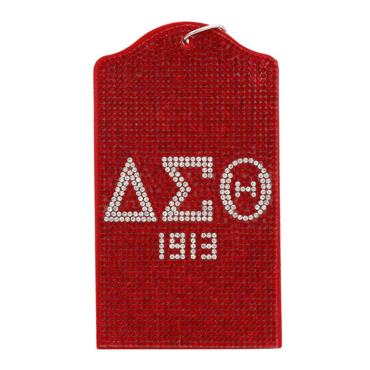 DST Red Sparkle Sorority Pride ID Badge Holder