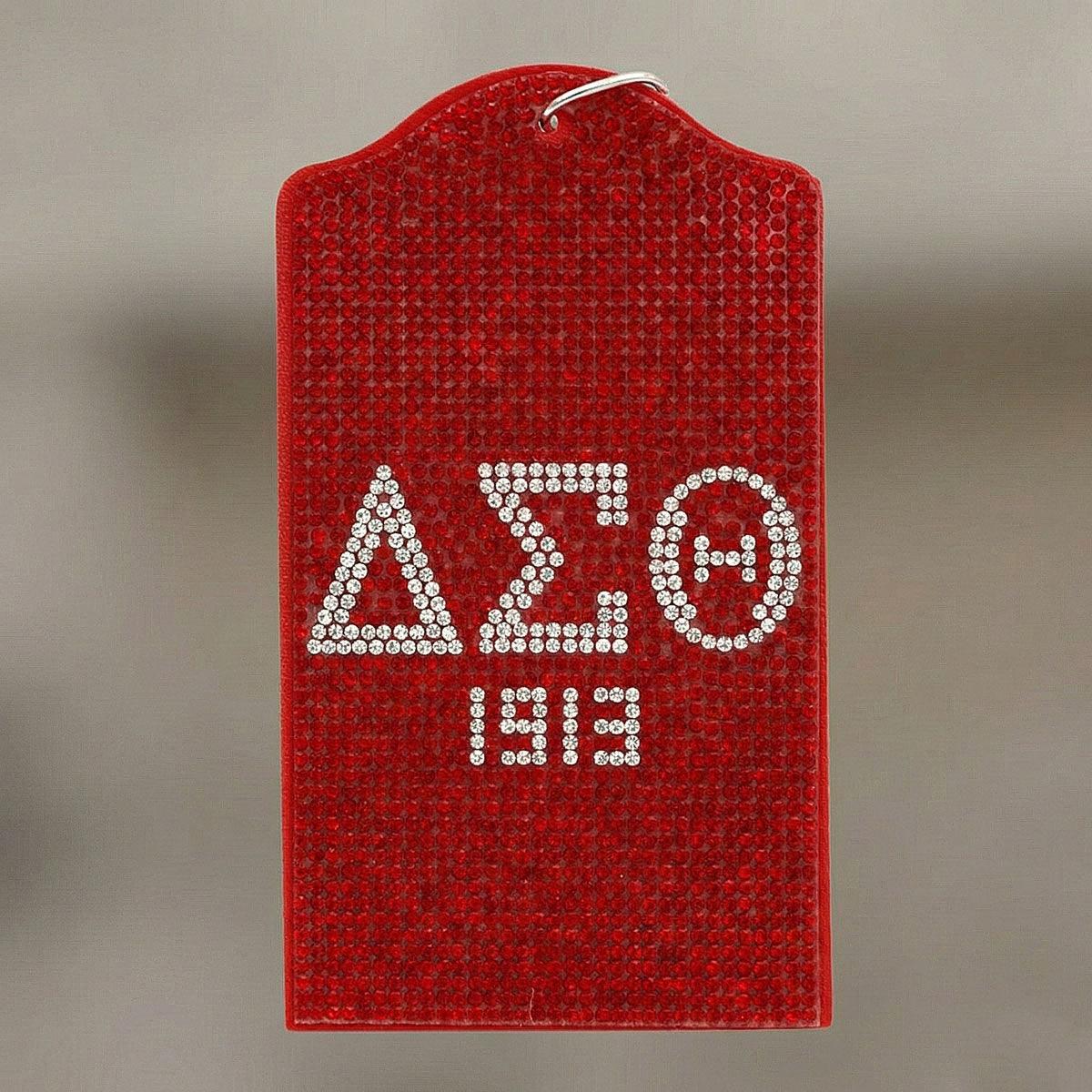 DST Red Sparkle Sorority Pride ID Badge Holder