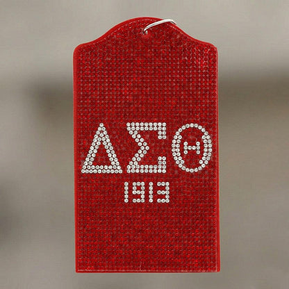 DST Red Sparkle Sorority Pride ID Badge Holder