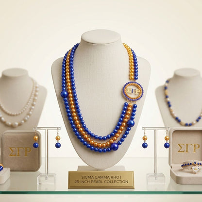 SGRho Mixed Pearl Gold Necklace