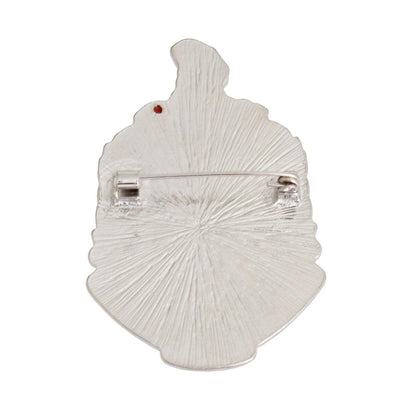 Red White Sorority DST Shield Brooch