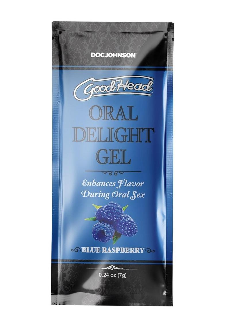 GoodHead Oral Delight Gel Sachets Blue Raspberry