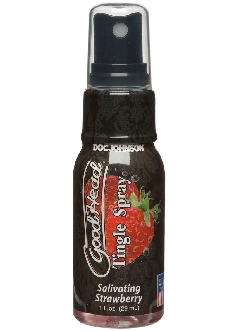 Doc Johnson GoodHead Salivating Strawberry Tingle Spray