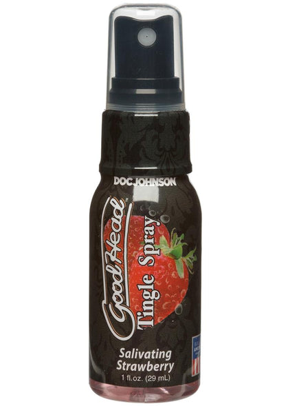 Doc Johnson GoodHead Salivating Strawberry Tingle Spray