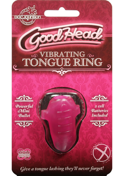 GoodHead Vibrating Tongue Ring Powerful Vibrations For Oral Pleasure