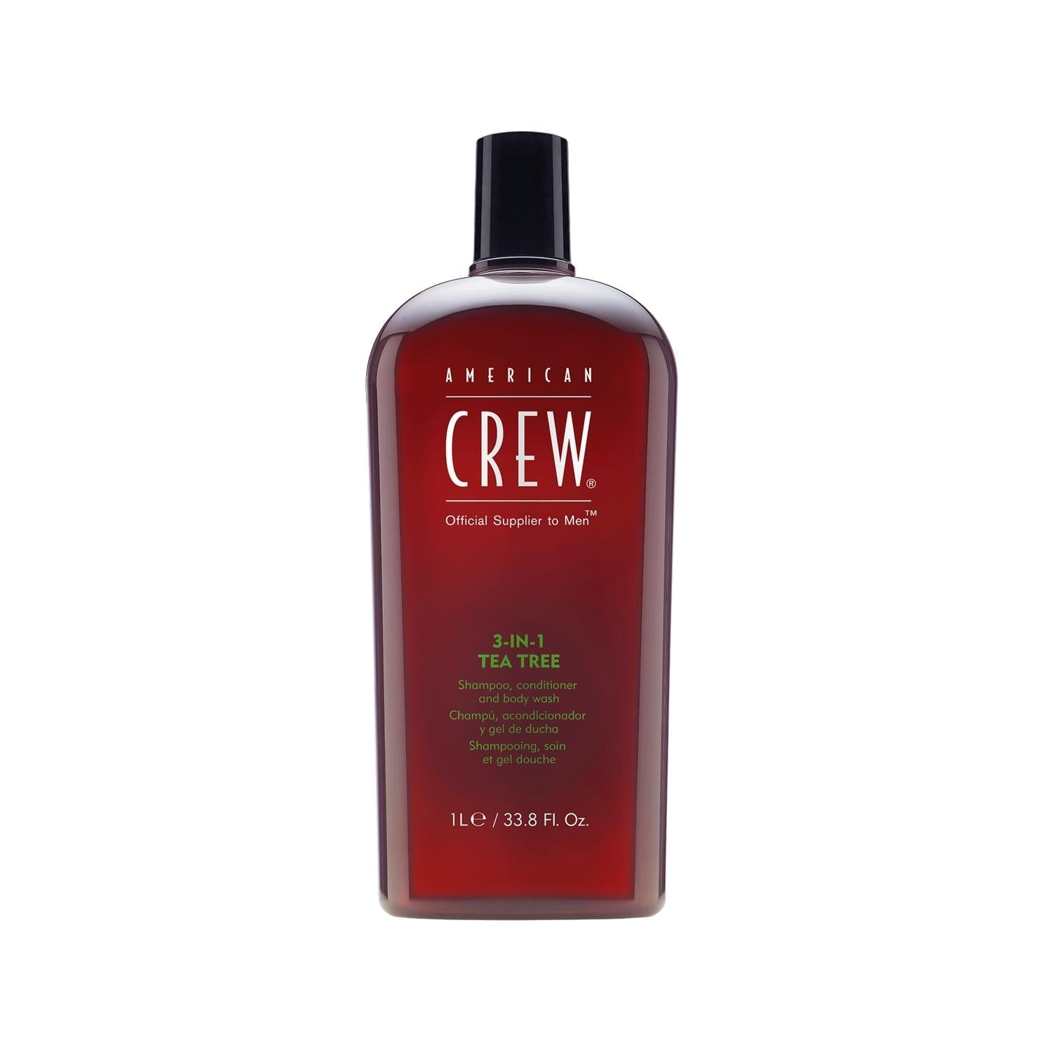 American Crew 3-in-1 Tea Tree Shampoo &amp; Conditioner 1000 ml